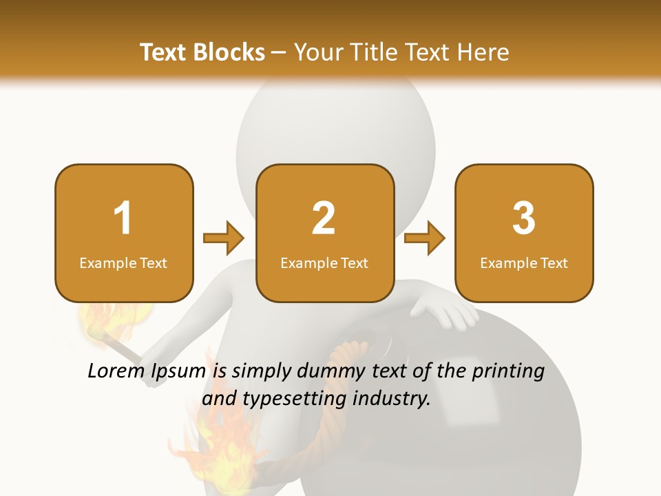Character Businessman Different PowerPoint Template