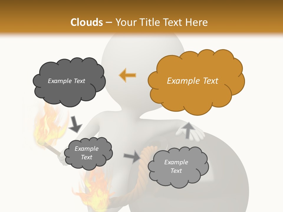 Character Businessman Different PowerPoint Template