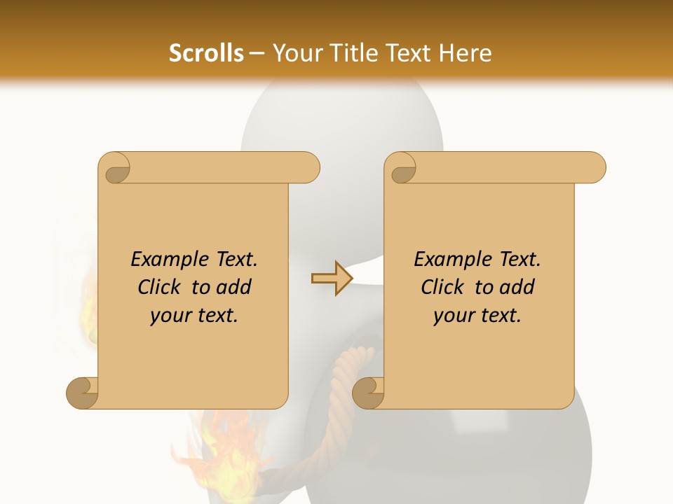 Character Businessman Different PowerPoint Template