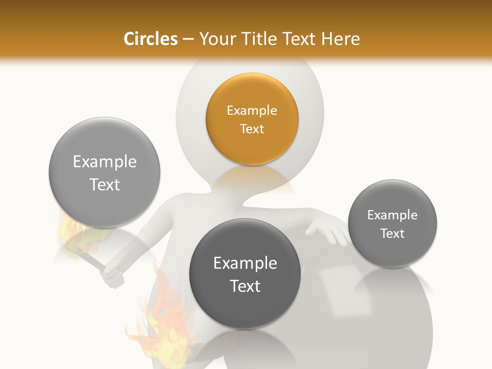 Character Businessman Different PowerPoint Template