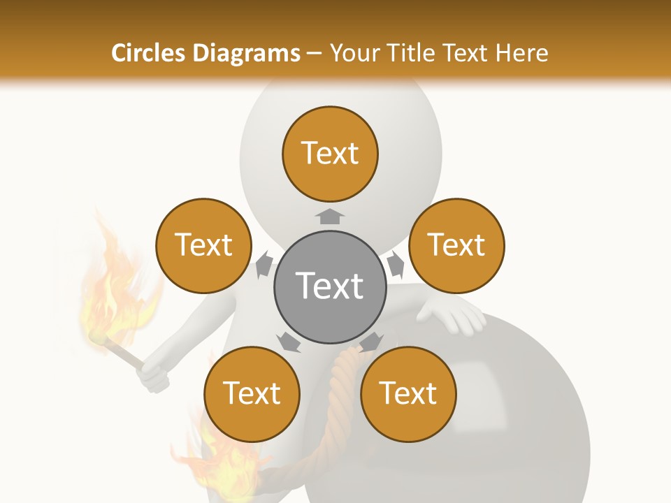 Character Businessman Different PowerPoint Template