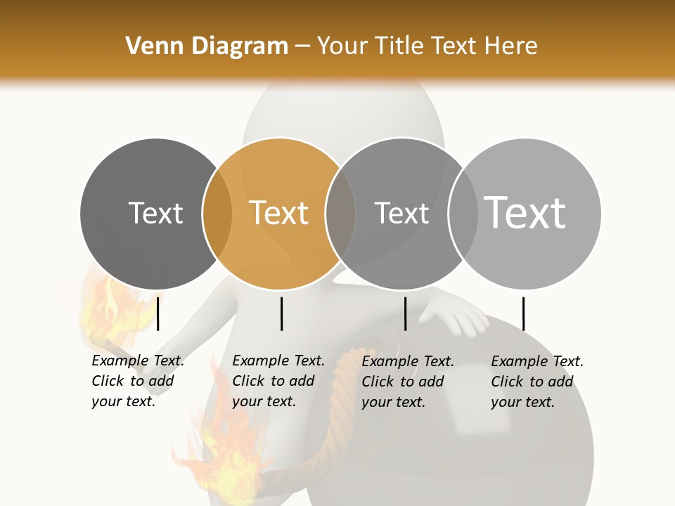 Character Businessman Different PowerPoint Template