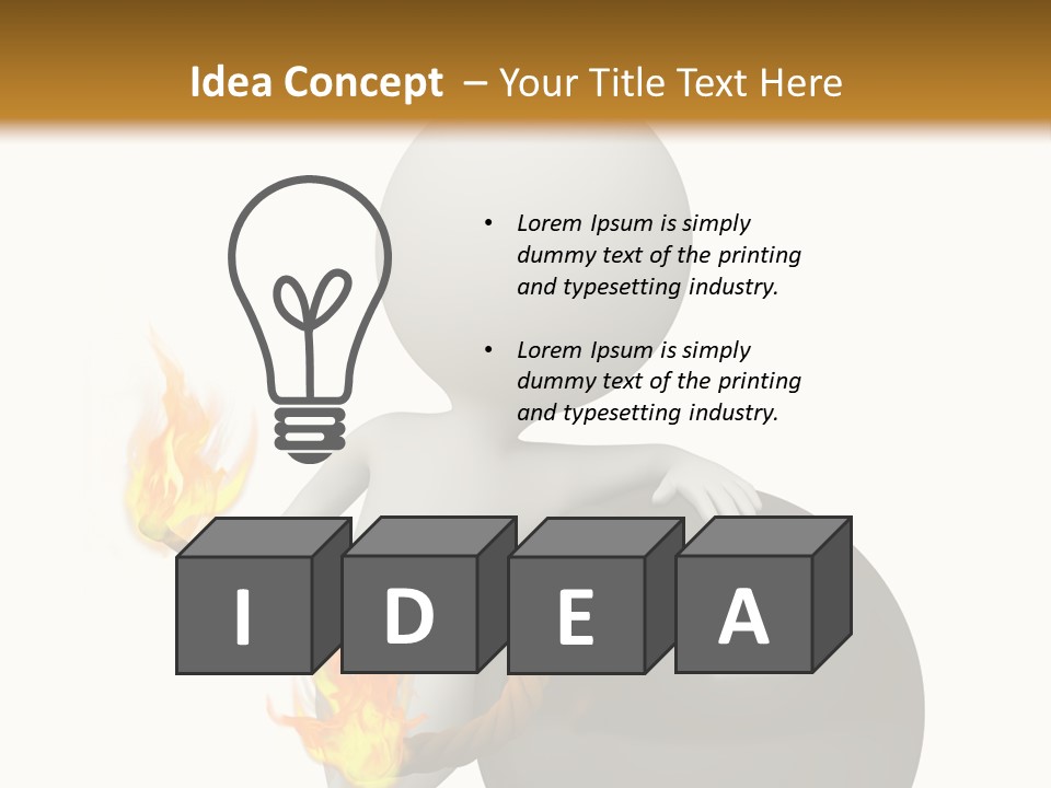 Character Businessman Different PowerPoint Template