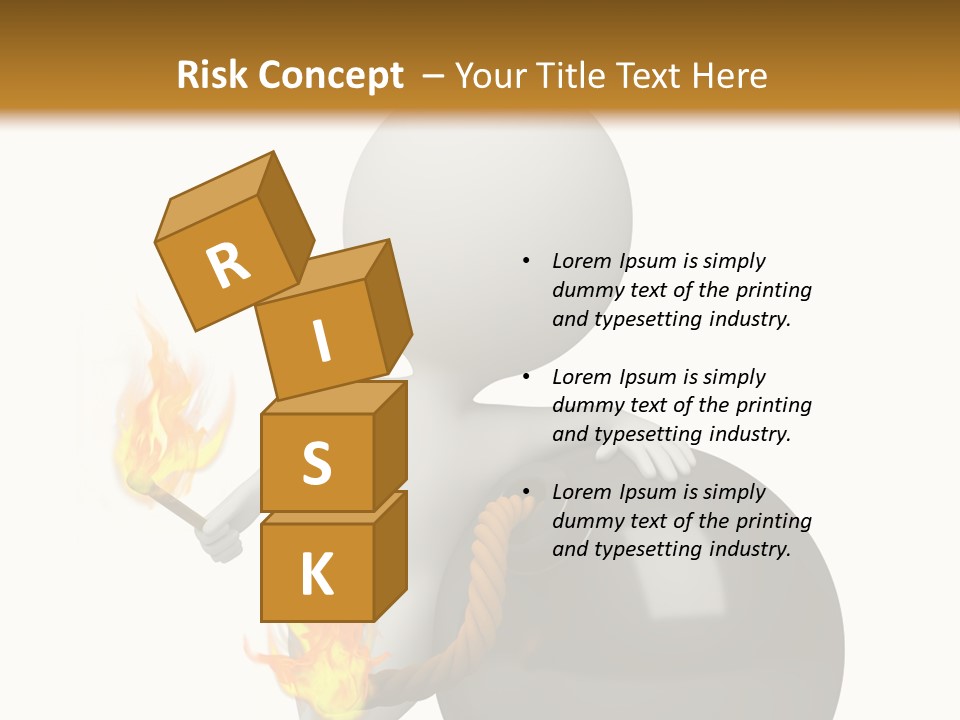 Character Businessman Different PowerPoint Template