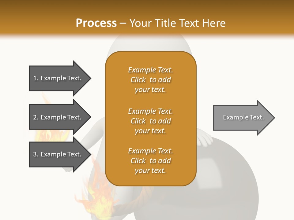 Character Businessman Different PowerPoint Template