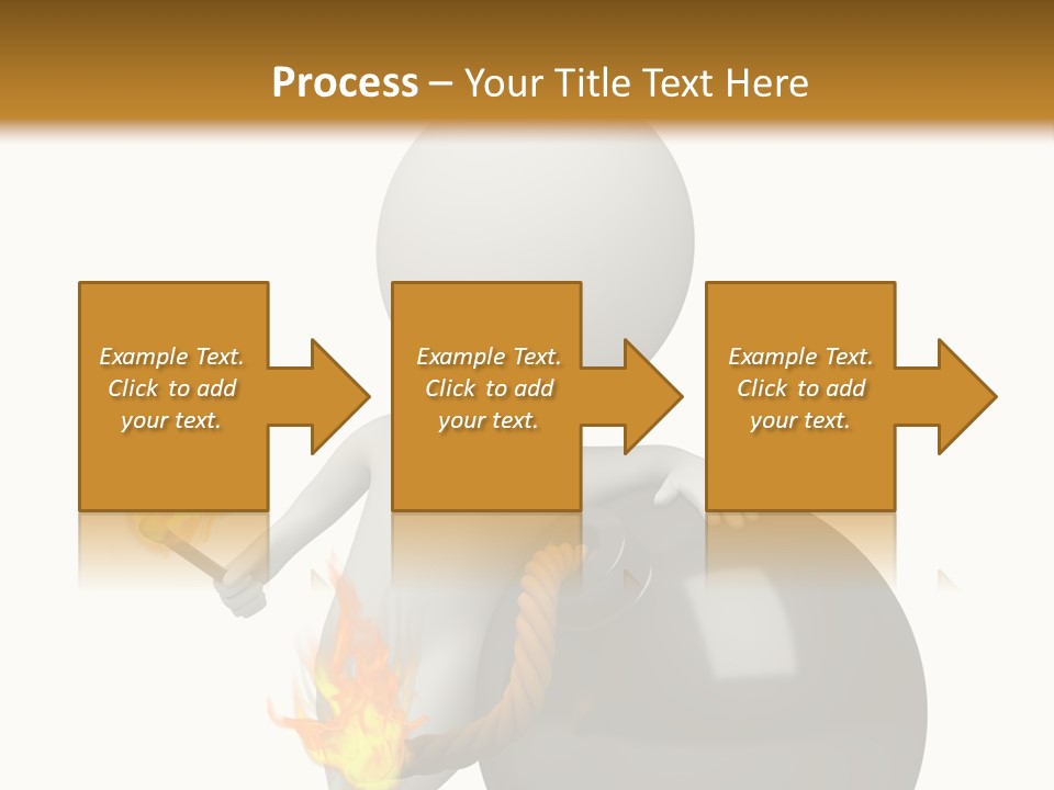 Character Businessman Different PowerPoint Template