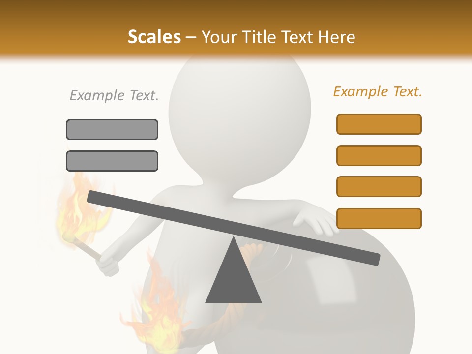 Character Businessman Different PowerPoint Template