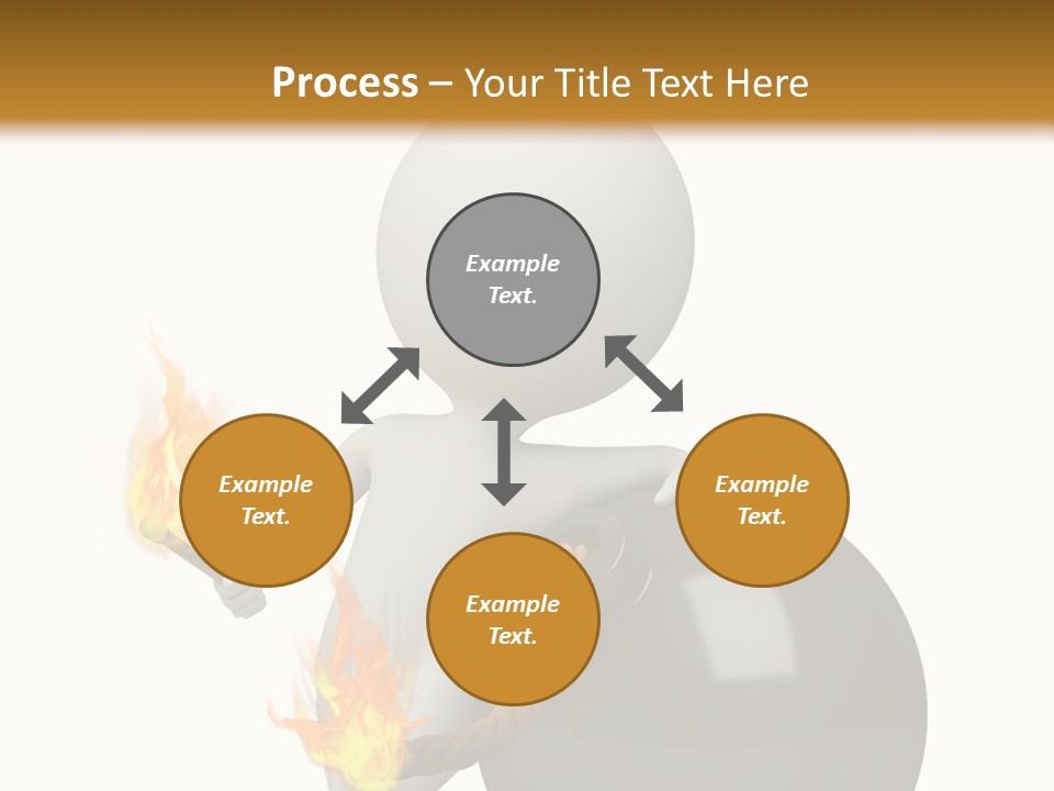Character Businessman Different PowerPoint Template