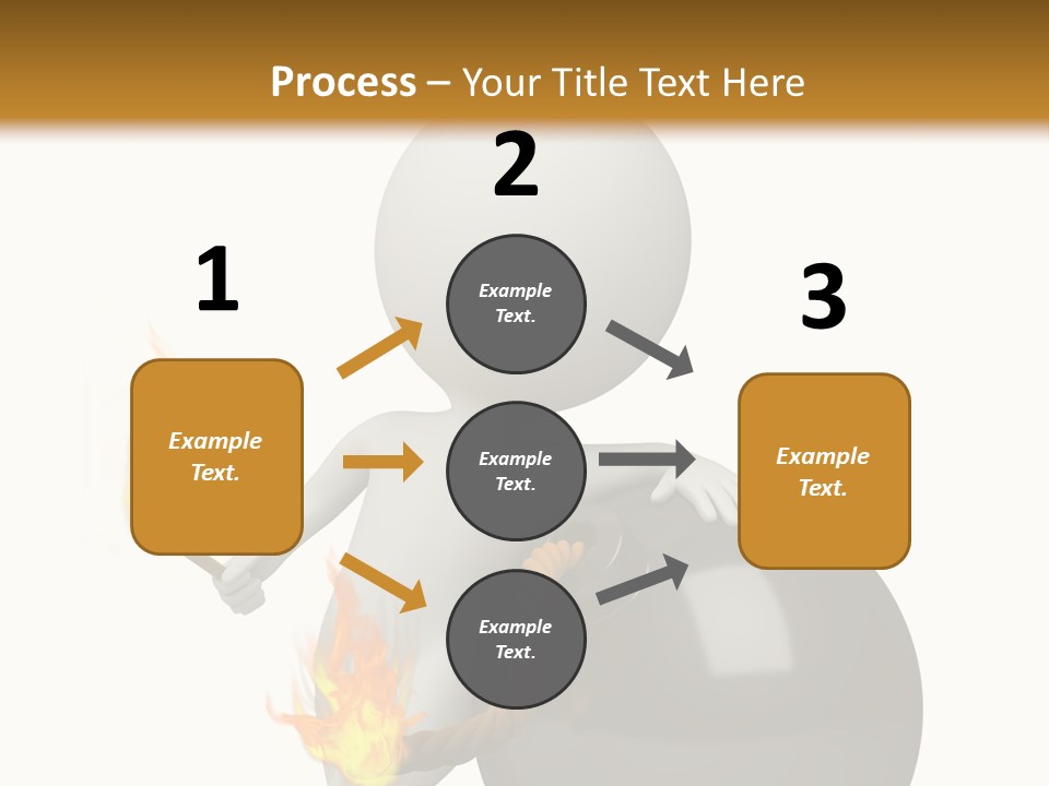 Character Businessman Different PowerPoint Template