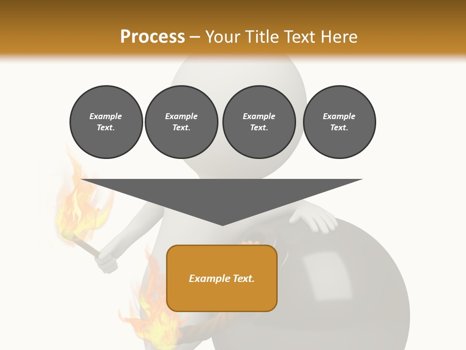 Character Businessman Different PowerPoint Template