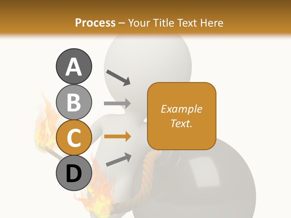 Character Businessman Different PowerPoint Template