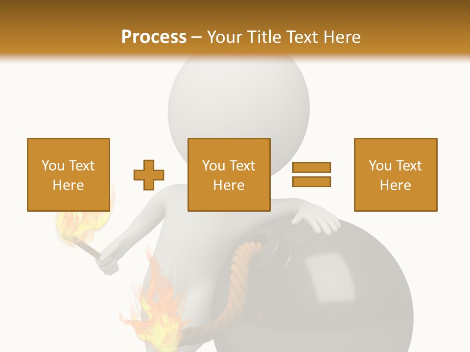 Character Businessman Different PowerPoint Template