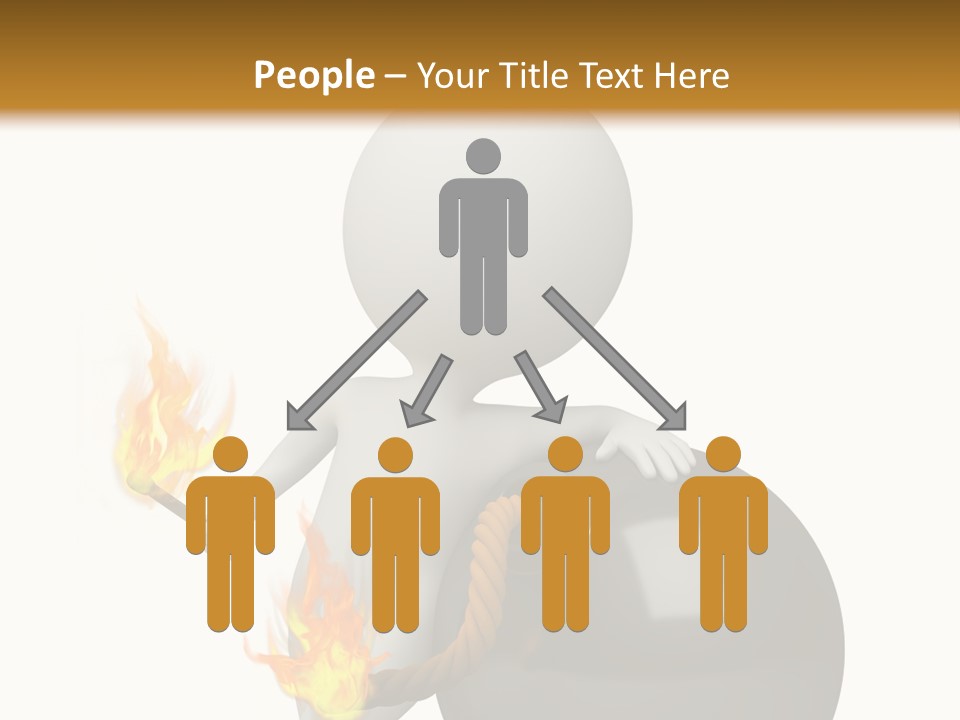 Character Businessman Different PowerPoint Template