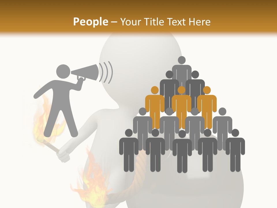 Character Businessman Different PowerPoint Template