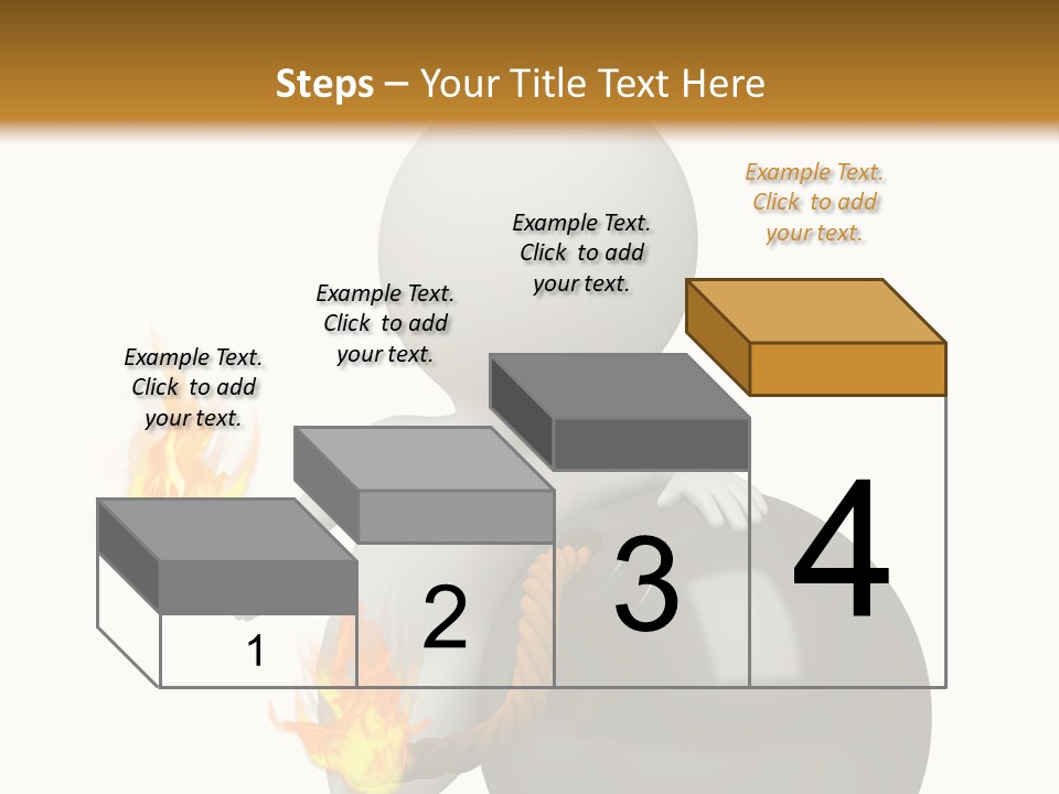 Character Businessman Different PowerPoint Template