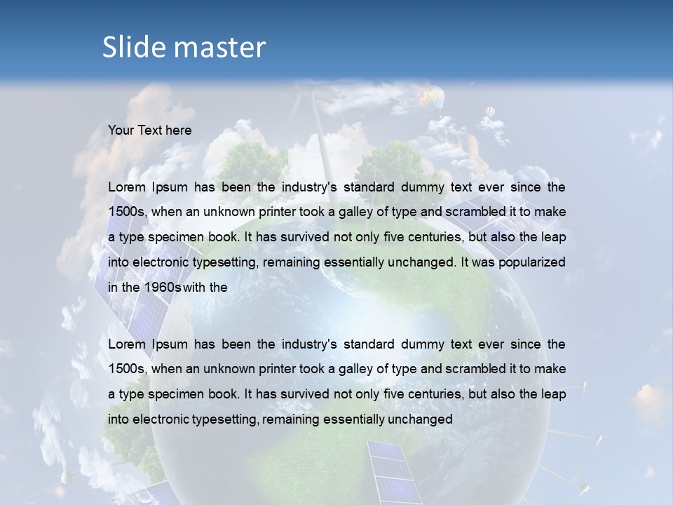 Industry Electricity Science PowerPoint Template