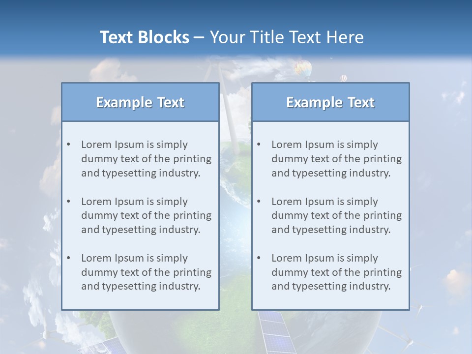 Industry Electricity Science PowerPoint Template