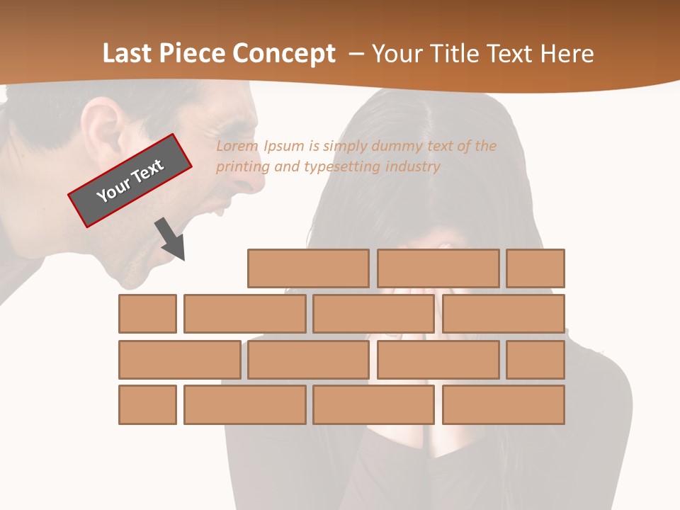 Grief Aggression Screaming PowerPoint Template