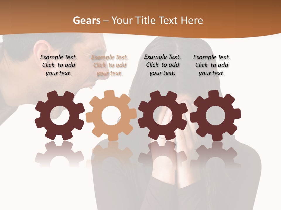 Grief Aggression Screaming PowerPoint Template