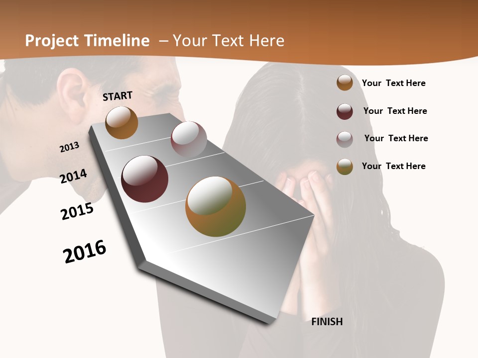Grief Aggression Screaming PowerPoint Template