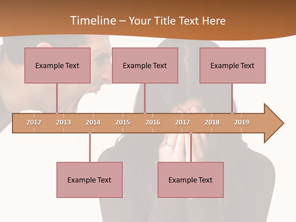 Grief Aggression Screaming PowerPoint Template