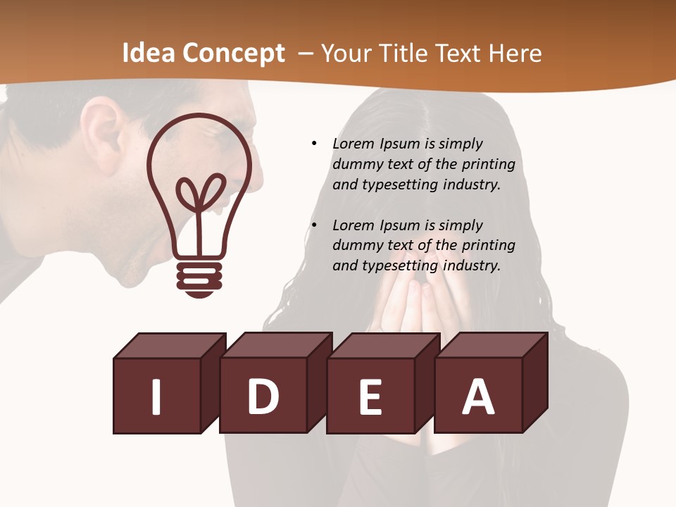 Grief Aggression Screaming PowerPoint Template