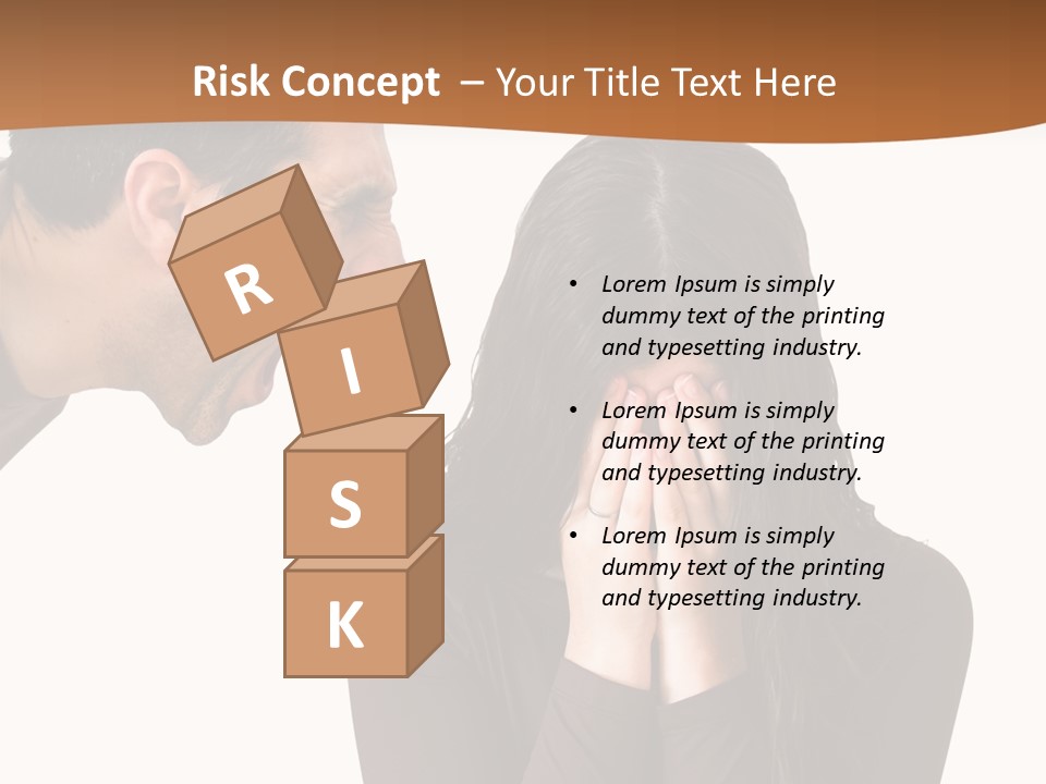 Grief Aggression Screaming PowerPoint Template