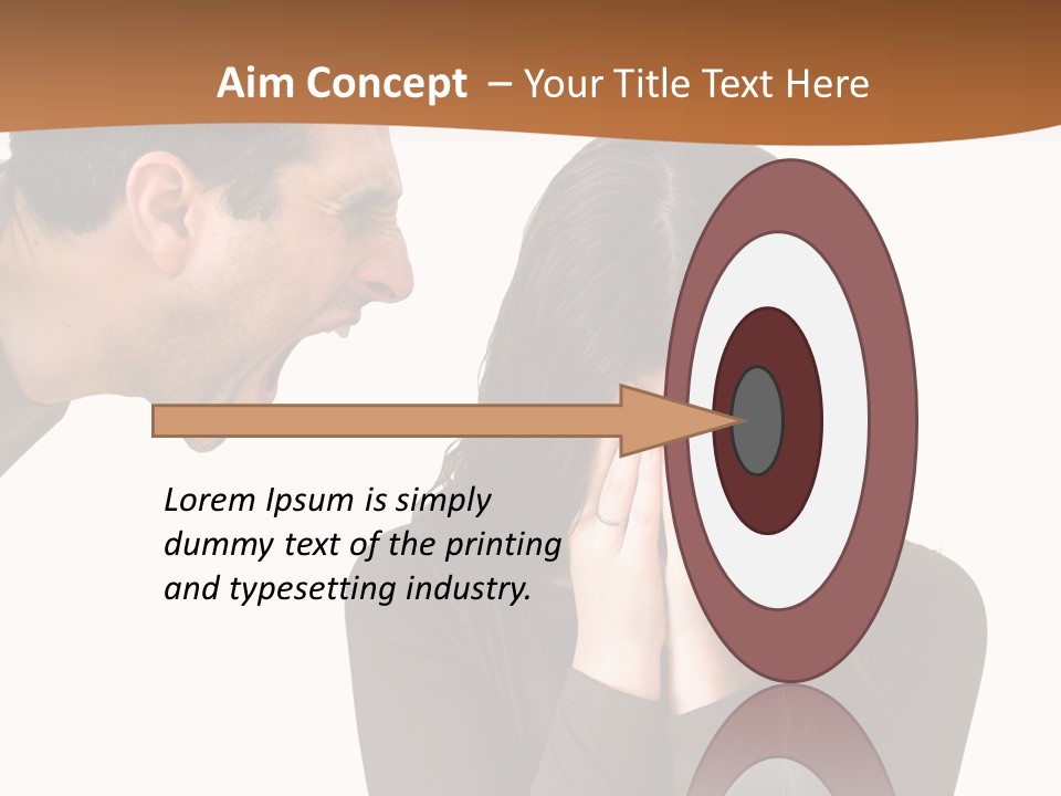 Grief Aggression Screaming PowerPoint Template