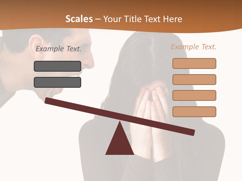 Grief Aggression Screaming PowerPoint Template