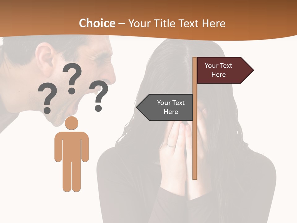 Grief Aggression Screaming PowerPoint Template