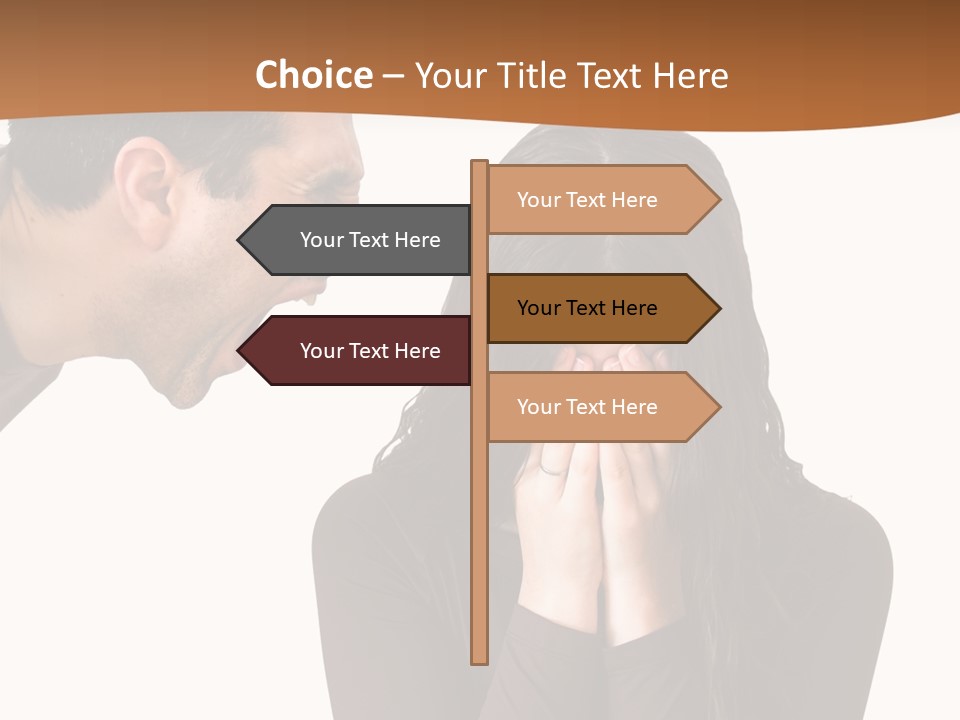 Grief Aggression Screaming PowerPoint Template