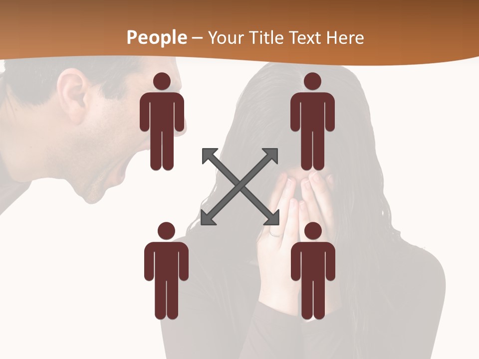 Grief Aggression Screaming PowerPoint Template