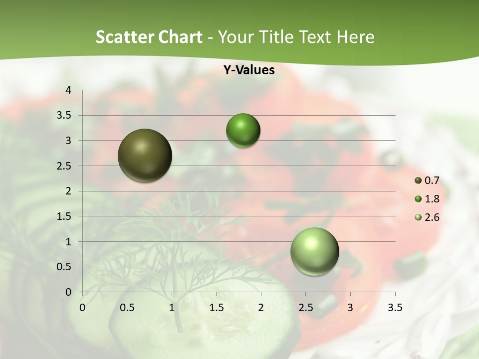 Cucumber Fresh Close Up PowerPoint Template