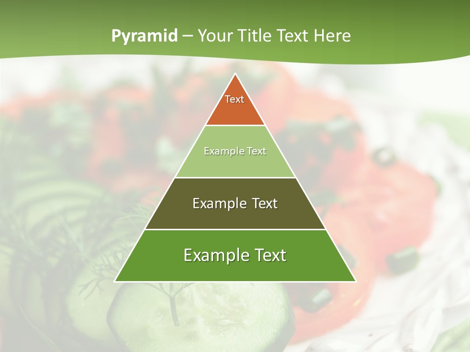 Cucumber Fresh Close Up PowerPoint Template