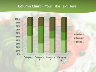 Cucumber Fresh Close Up PowerPoint Template