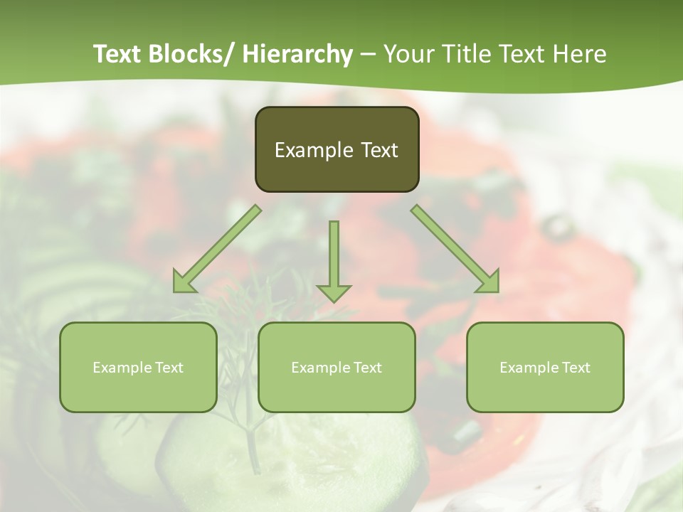 Cucumber Fresh Close Up PowerPoint Template