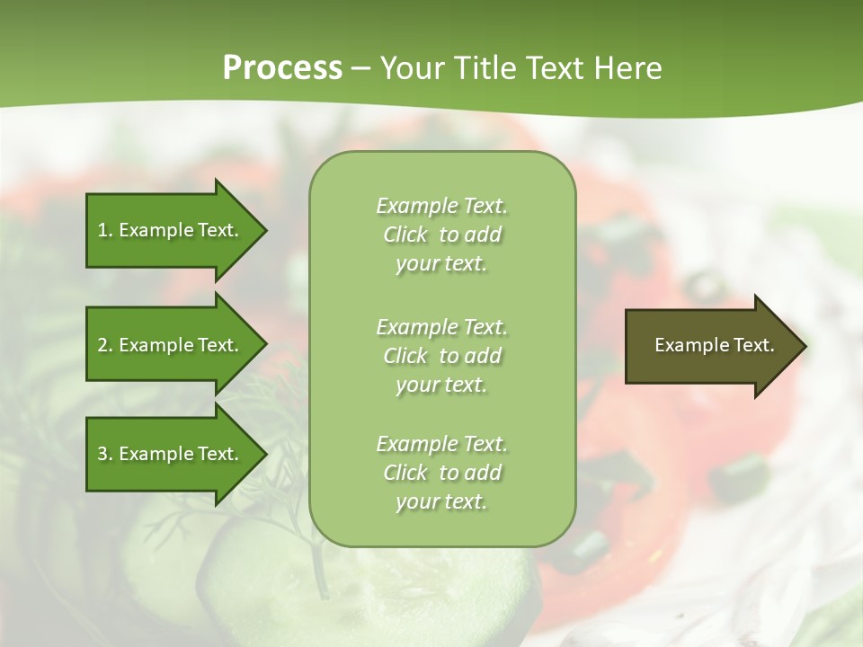 Cucumber Fresh Close Up PowerPoint Template
