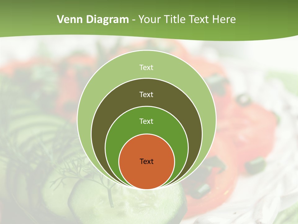 Cucumber Fresh Close Up PowerPoint Template