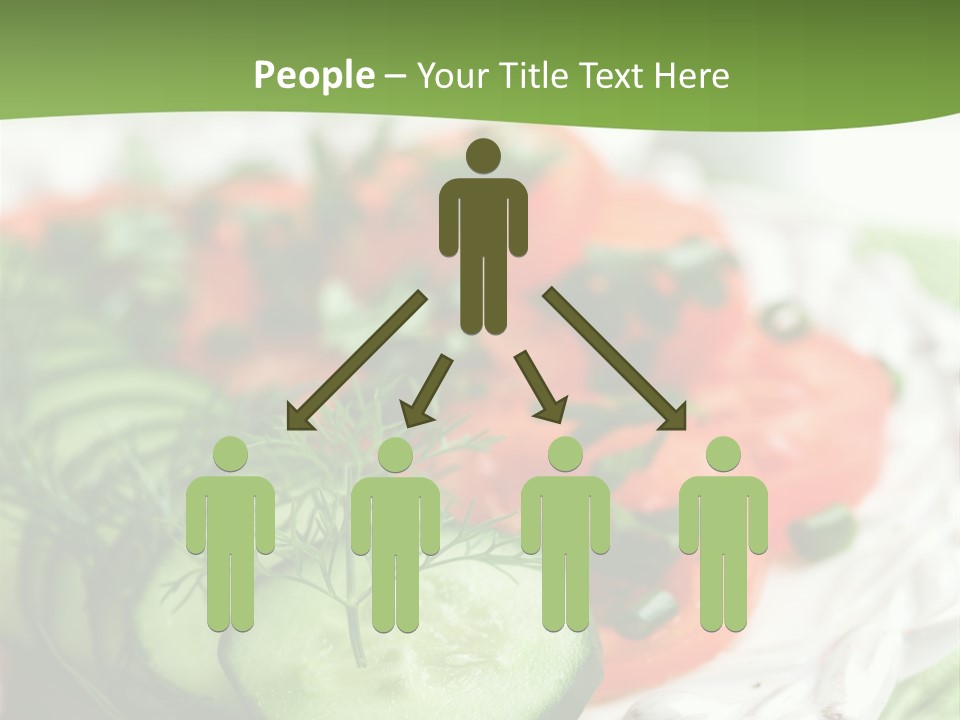 Cucumber Fresh Close Up PowerPoint Template