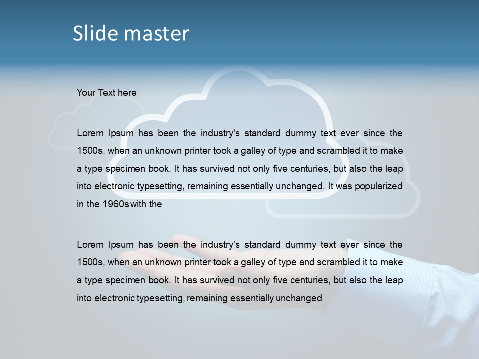 Man Technology Notebook PowerPoint Template