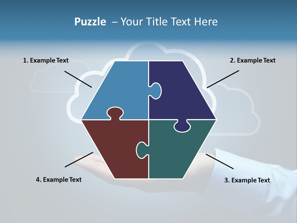 Man Technology Notebook PowerPoint Template