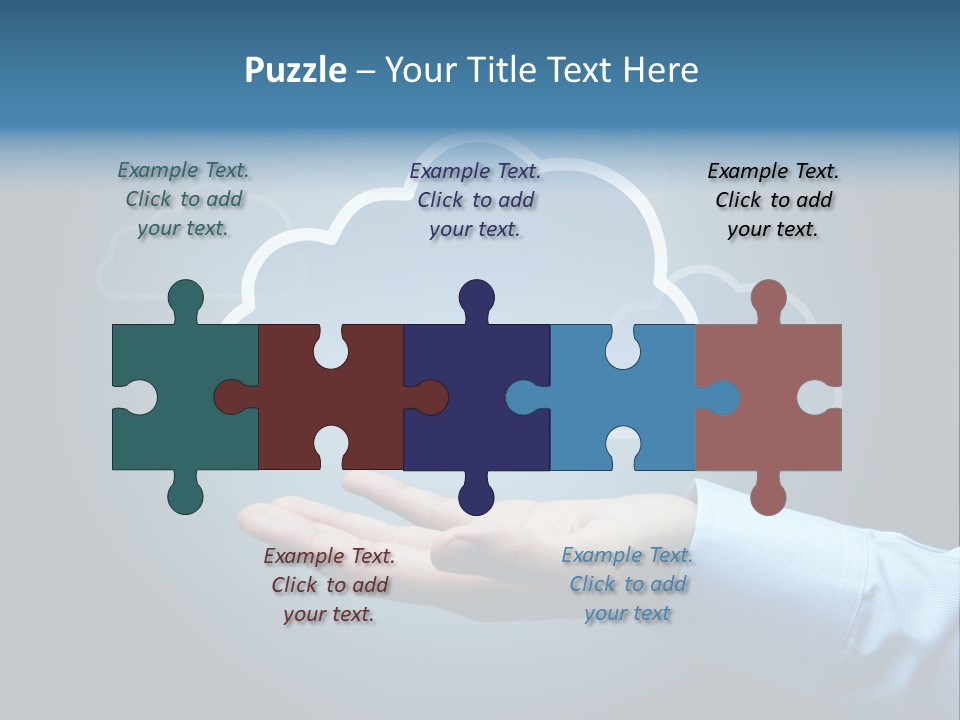 Man Technology Notebook PowerPoint Template