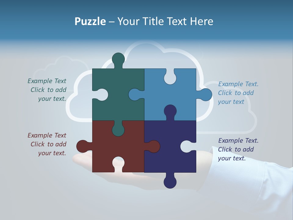 Man Technology Notebook PowerPoint Template