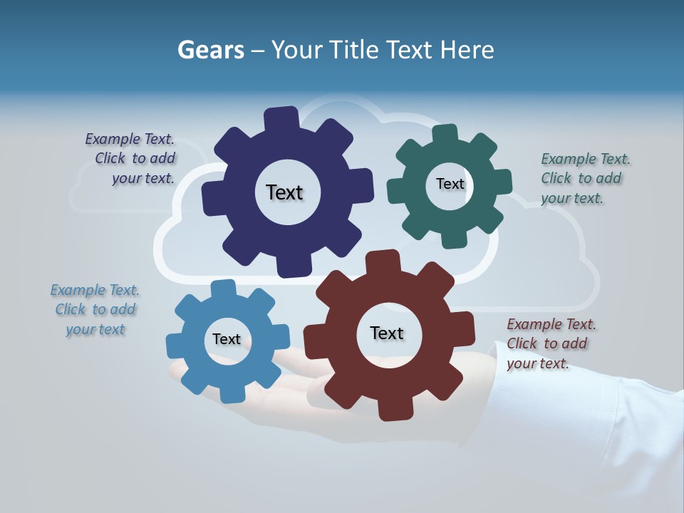 Man Technology Notebook PowerPoint Template
