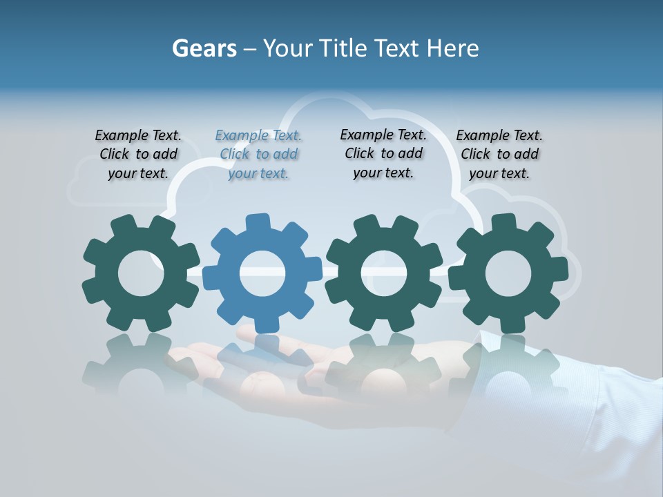 Man Technology Notebook PowerPoint Template