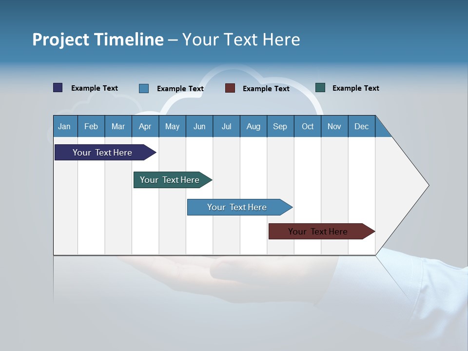 Man Technology Notebook PowerPoint Template