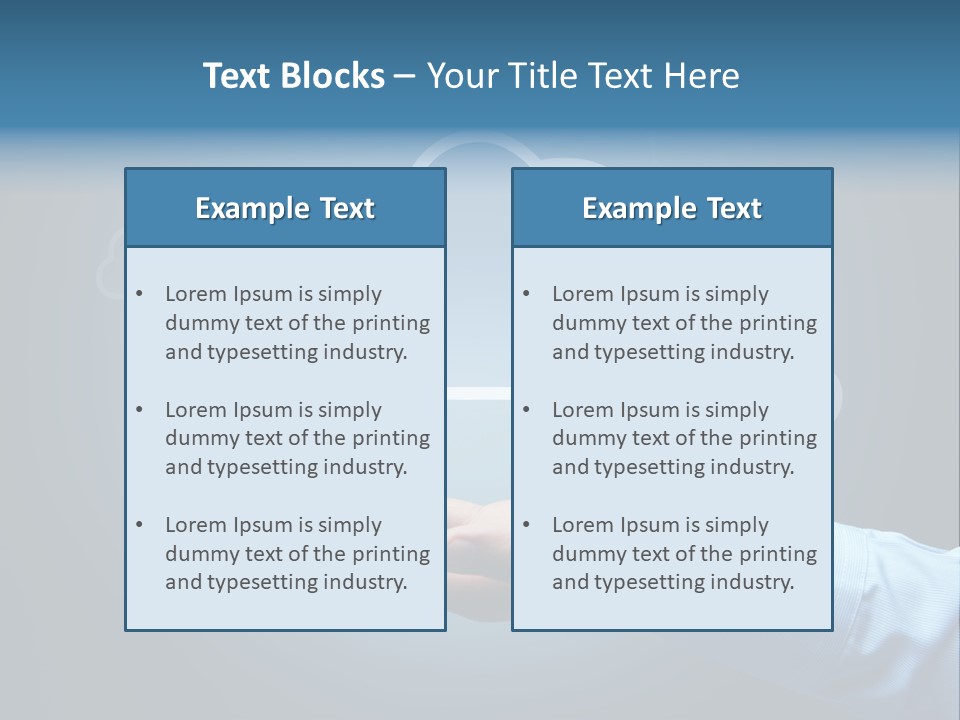 Man Technology Notebook PowerPoint Template