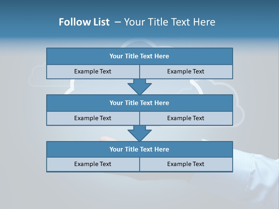 Man Technology Notebook PowerPoint Template