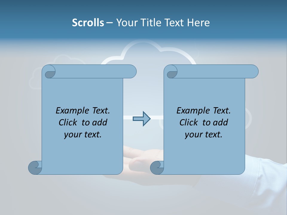 Man Technology Notebook PowerPoint Template