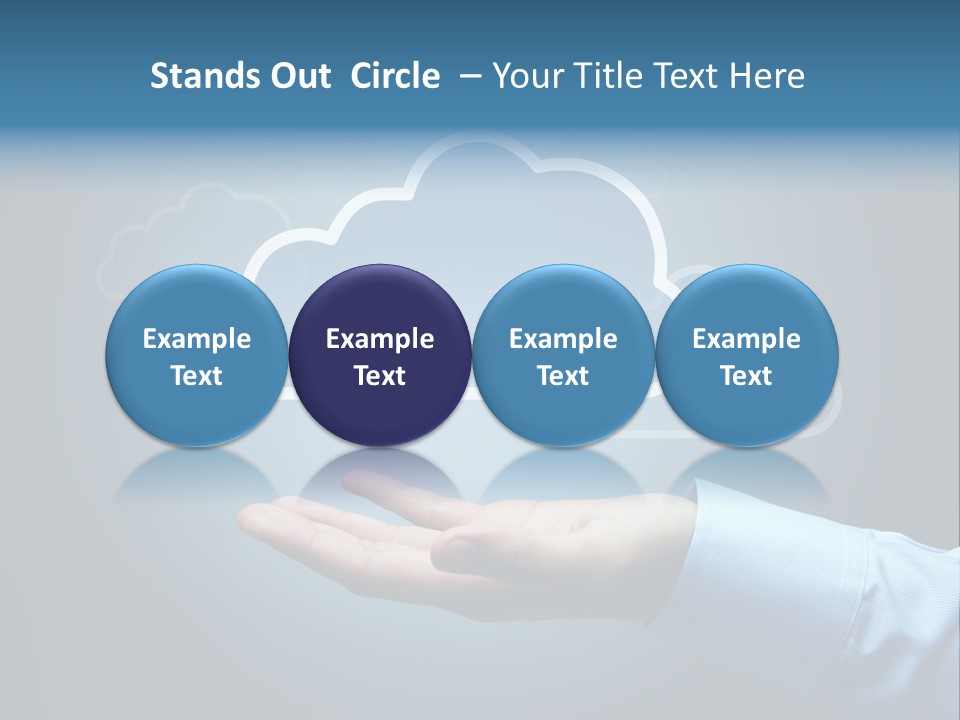 Man Technology Notebook PowerPoint Template